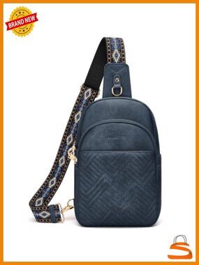 Anti Theft Crossbody Bag Vegan Leather RFID Travel Sling Purse